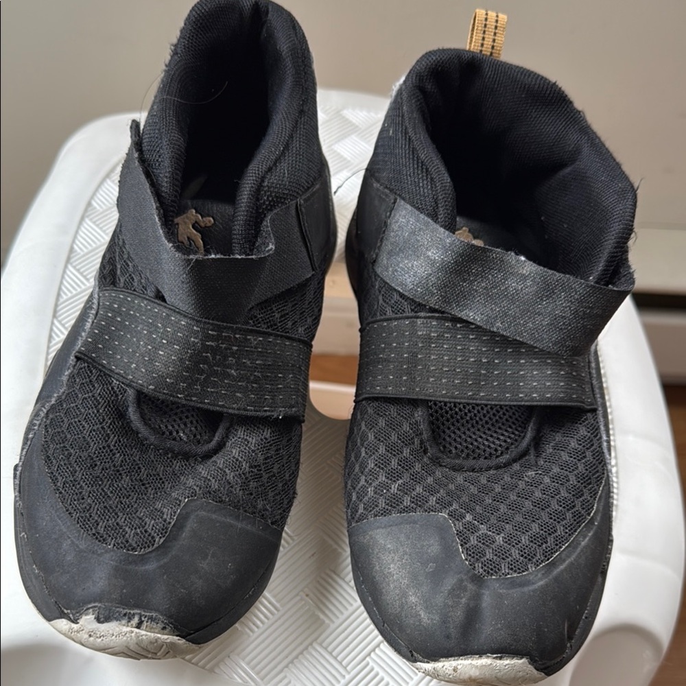 Black Kids Shoes with Velcro Straps